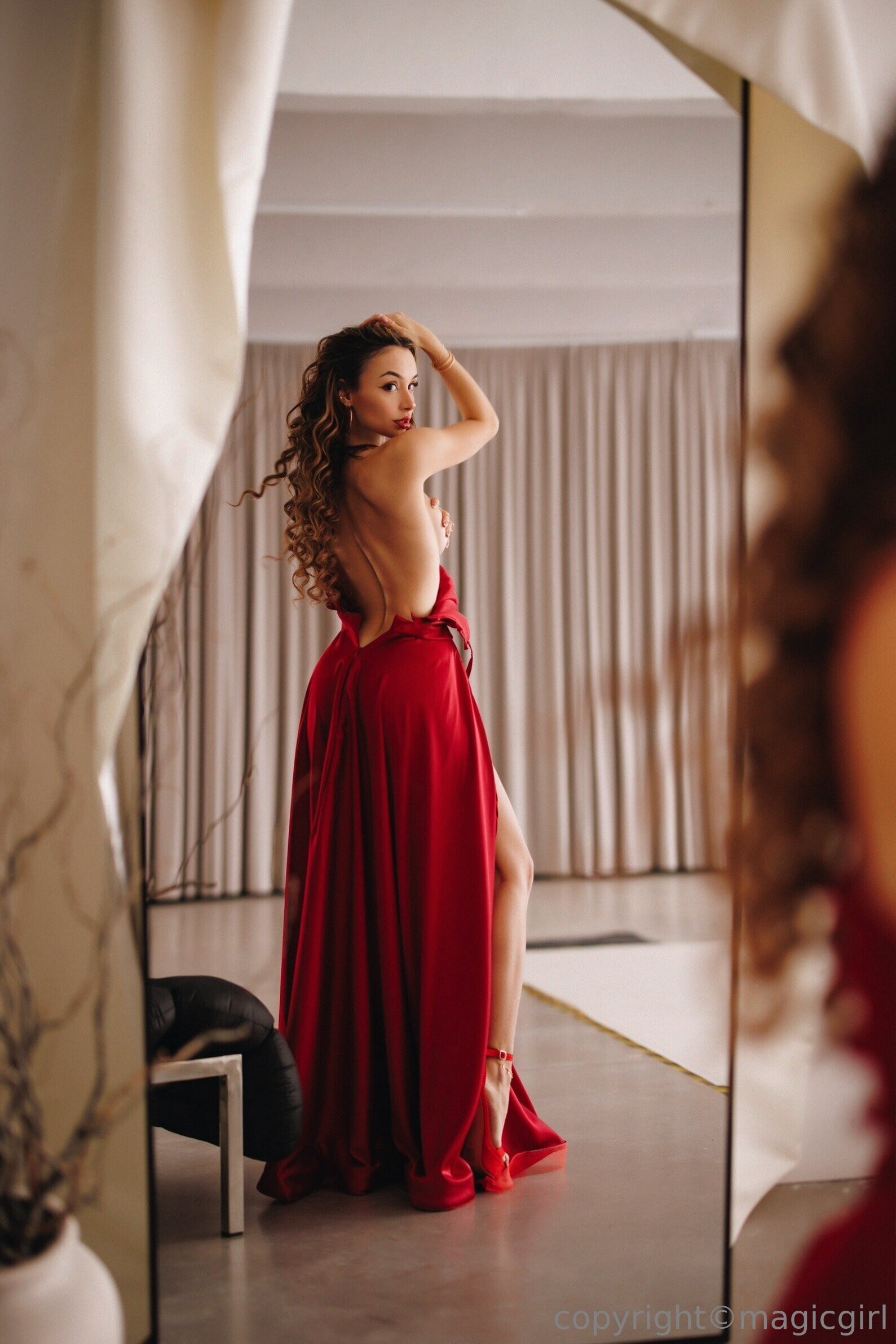 Magic Magy Nude in Red Onlyfans Images Leaked (6)